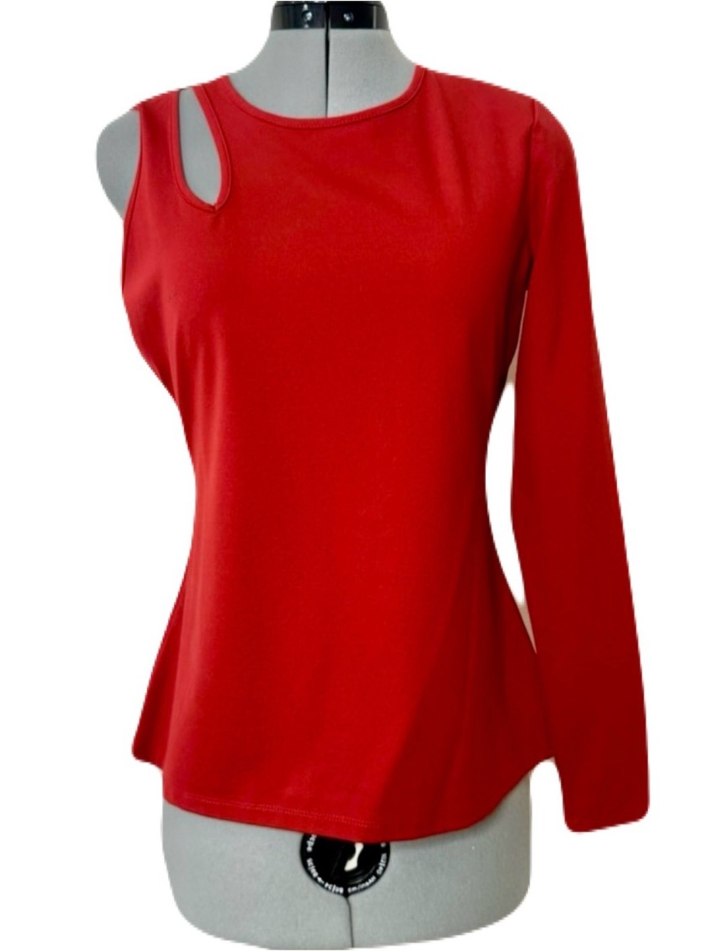 NWT BCBG Cutout Long Sleeve Top S